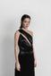 BLACK MOON ASYMMETRICAL DRESS